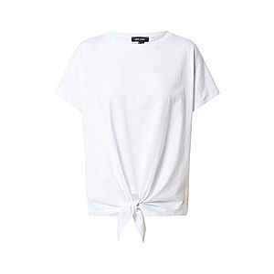 NEW LOOK Tričko 'Tie Front' biela vyobraziť
