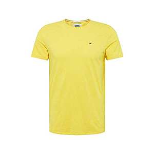 Tommy Jeans Tričko 'Essential Jaspe' žltá vyobraziť