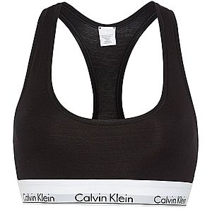 Calvin Klein - Bralette Cotton Stretch čierna-XS vyobraziť