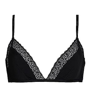 Calvin Klein - flirty unlined triangle čierna podprsenka s nastaviteľnými ramienkami-XS vyobraziť