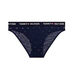 TOMMY HILFIGER - dots design navy mesh bikini-XS vyobraziť