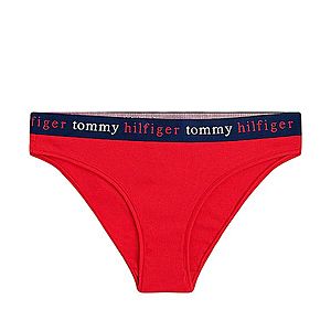 TOMMY HILFIGER - Tommy červené nohavičky z organickej bavlny -XS vyobraziť
