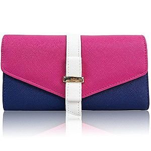 Peňaženka Farah-Ružová/Modrá KP6399 vyobraziť