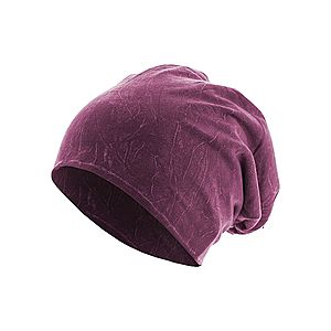 Master Dis Stonewashed Jersey Beanie purple - One Size vyobraziť
