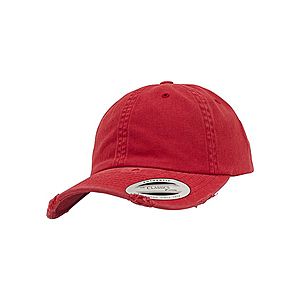 Urban Classics Low Profile Destroyed Cap red - One Size vyobraziť