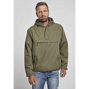 Urban Classics Brandit Fleece Pull Over Windbreaker olive - 3XL vyobraziť