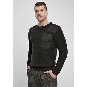 Urban Classics Brandit Military Sweater black - 3XL vyobraziť