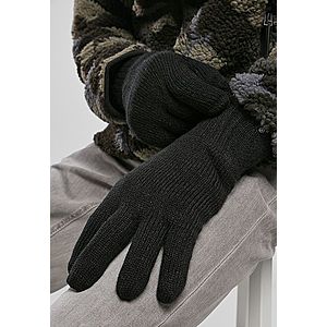 Urban Classics Brandit Knitted Gloves black - L vyobraziť