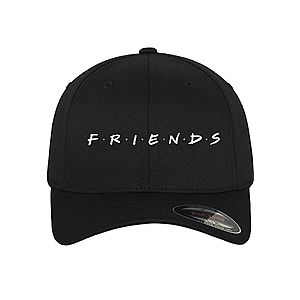 Merchcode Friends Logo Flexfit Cap black - L/XL vyobraziť