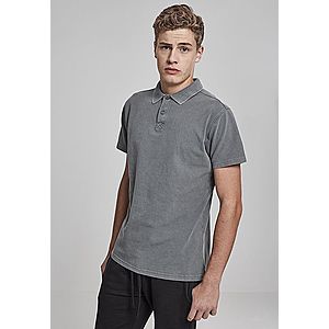 Urban Classic Garment Dye Pique Poloshirt grey - L vyobraziť