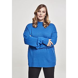 Urban Classics Ladies Oversize Turtleneck Sweater brightblue Ladies Oversize Turtleneck Sweater brightblue - 3XL vyobraziť