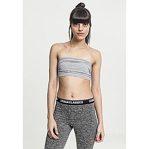 Urban Classics Ladies Bandeau Top grey - L vyobraziť