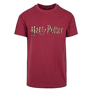 Merchcode Harry Potter Logo Tee burgundy - L vyobraziť