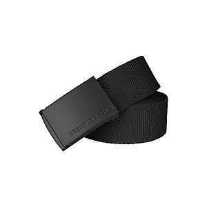 Urban Classics Canvas Belts black/black - One Size vyobraziť