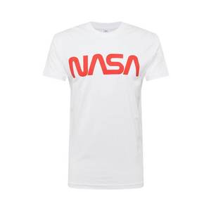 Mister Tee Tričko 'NASA Worm' svetlooranžová / biela vyobraziť