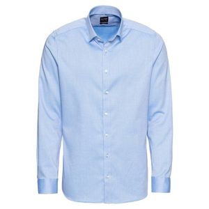 OLYMP Biznis košeľa 'Level 5 Uni Twill' modrá vyobraziť