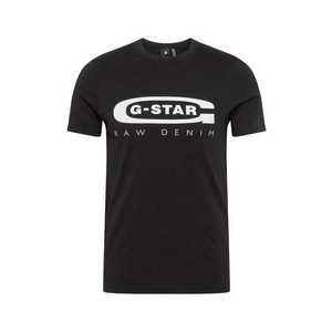G-Star RAW Tričko 'Graphic 4' čierna / biela vyobraziť