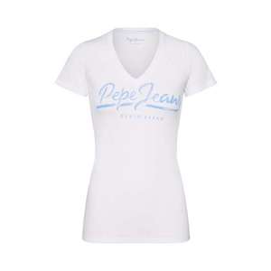 Pepe Jeans Tričko 'Andrea' svetlomodrá / biela vyobraziť
