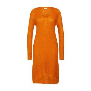 JACQUELINE de YONG Pletené šaty 'TAMMY' oranžová vyobraziť