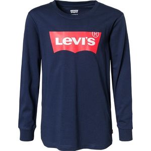 LEVI'S Mikina 'L/S Batwing Tee' červená / modrá vyobraziť