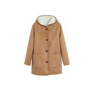 MANGO Zimný kabát 'Frigo' svetlobéžová vyobraziť
