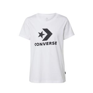 CONVERSE Tričko 'Star Chevron' biela / čierna vyobraziť