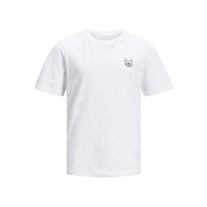 Jack & Jones Junior Tričko 'JJEDENIM LOGO TEE SS O-NECK' biela vyobraziť