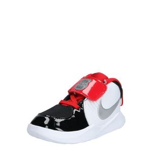 NIKE Športová obuv 'Team Hustle D 9 Auto' čierna / biela / modrá / červená vyobraziť