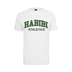 Mister Tee Tričko 'Habibi' čierna / biela / zelená vyobraziť