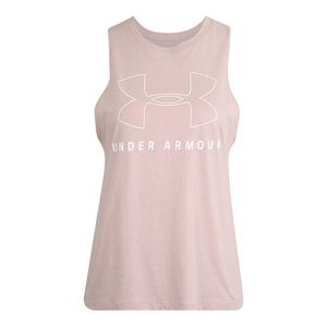 UNDER ARMOUR Športový top 'SPORTSTYLE GRAPHIC MUSCLE' biela / ružová vyobraziť