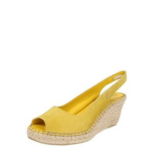 Fred de la BretoniÈre Remienkové sandále 'ESPADRILLE' žltá vyobraziť