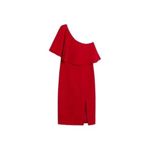 MANGO Kokteilové šaty 'palachin' červená vyobraziť