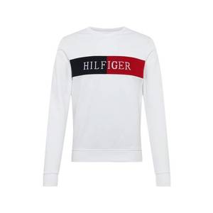 TOMMY HILFIGER Mikina 'Intarsia' červená / biela / modrá vyobraziť