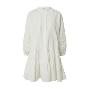 EDITED Košeľové šaty 'Despina' biela vyobraziť