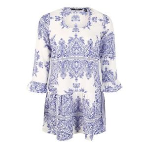 Vero Moda Curve Letné šaty 'VMBOKI' modrá / biela vyobraziť