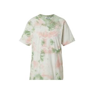 EDITED Tričko 'Miri' ružová / biela / zelená vyobraziť