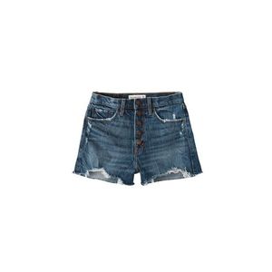 Abercrombie & Fitch Džínsy 'HIGH RISE DENIM SHORTS' modrá denim vyobraziť