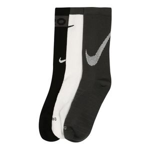 NIKE Športové ponožky sivá / biela / čierna vyobraziť