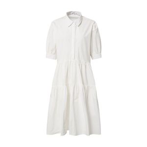 Missguided Košeľové šaty biela vyobraziť