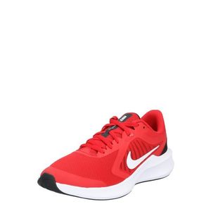 NIKE Športová obuv 'Downshifter 10' biela / čierna / červená vyobraziť