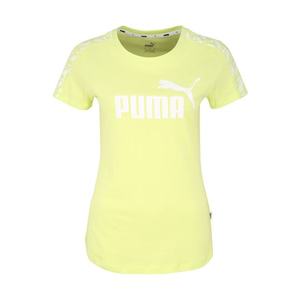 PUMA Funkčné tričko 'Amplified' neónovo žltá / biela vyobraziť