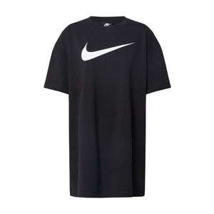 Nike Sportswear Oversize šaty čierna / biela vyobraziť