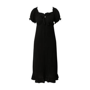 Dorothy Perkins Šaty 'BLACK CRINKLE DRESS' čierna vyobraziť