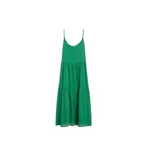 MANGO Šaty zelená vyobraziť