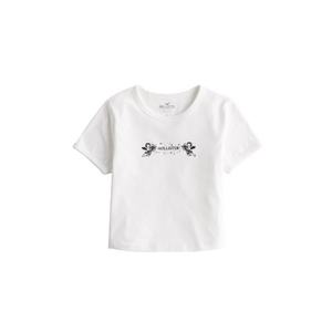 HOLLISTER Tričko 'Femme Baby' biela vyobraziť
