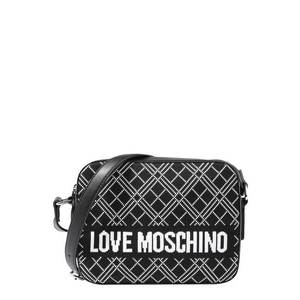 Love Moschino Taška cez rameno 'BORSA' biela / čierna vyobraziť