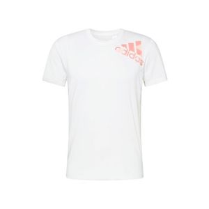 ADIDAS PERFORMANCE Funkčné tričko biela / oranžová vyobraziť