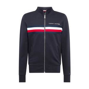 TOMMY HILFIGER Tepláková bunda červená / tmavomodrá / biela vyobraziť