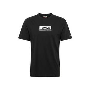 Tommy Jeans Tričko biela / čierna vyobraziť