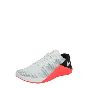 NIKE Športová obuv 'METCON 5' svetlosivá / čierna / pastelovo oranžová vyobraziť